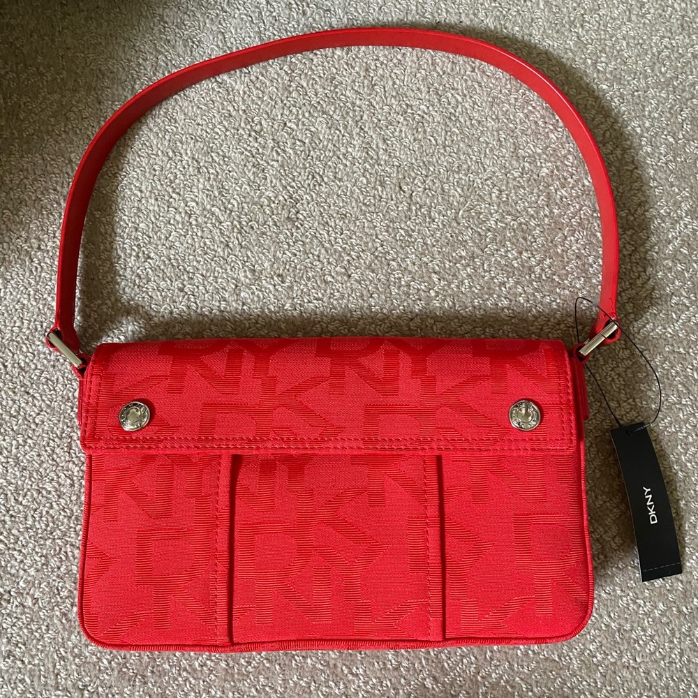 DKNY red purse